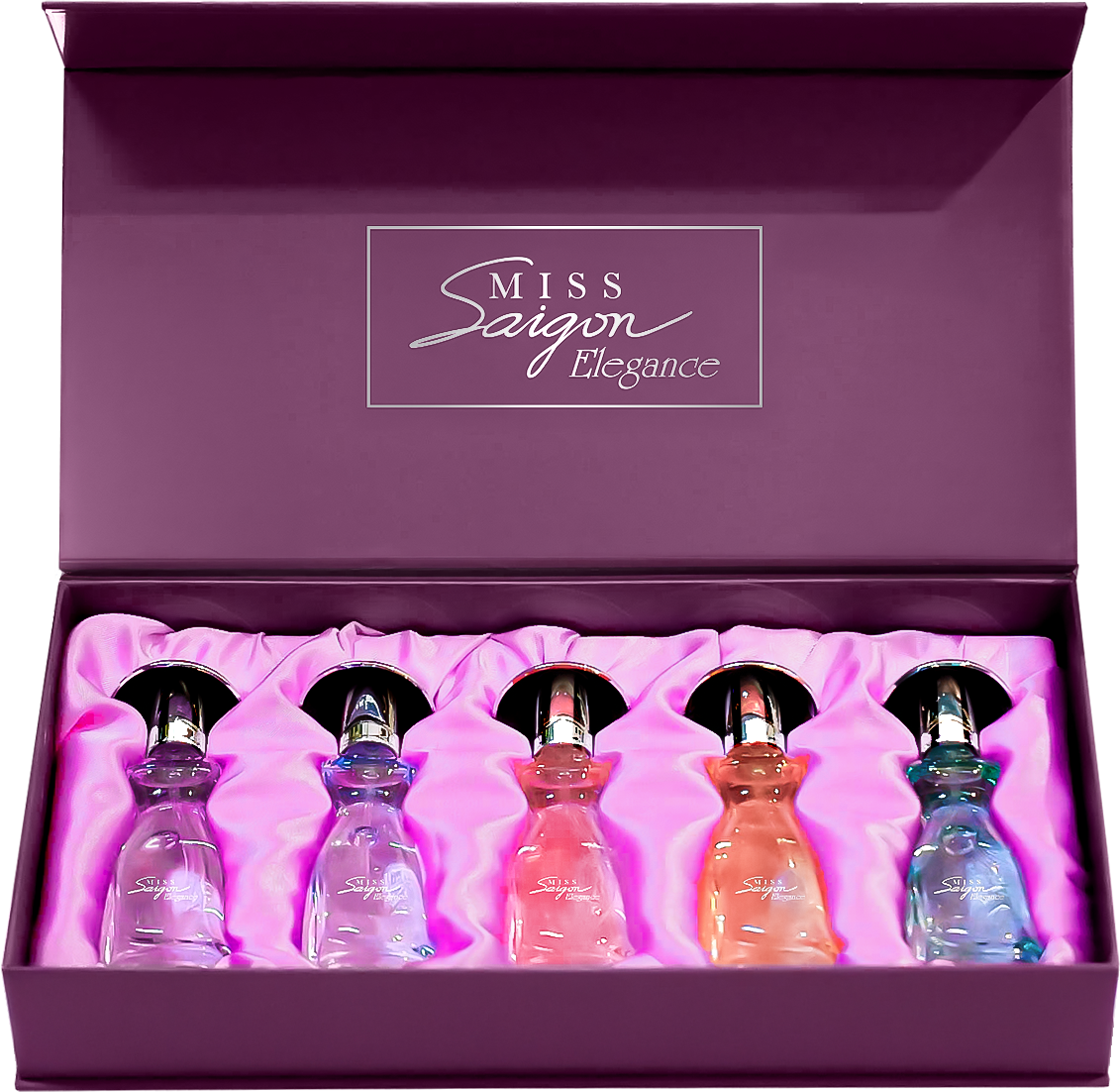 BỘ SƯU TẬP NƯỚC HOA MISS SAIGON ELEGANCE TRAVEL SIZE (15 ml x 5)